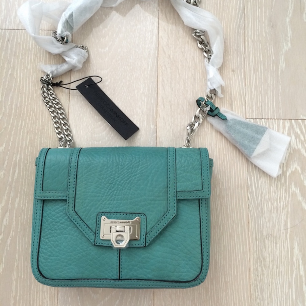 NWT Rebecca Minkoff Alaina Purse Bag Teal
